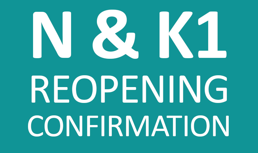 [School] N & K1 Reopening Confirmation